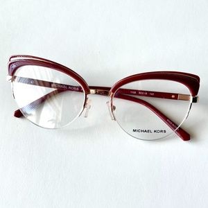 Michael Kors Eyeglasses - CAT EYE CLUBMASTER STYLE 53-18-140